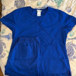Royal Blue Scrubs & Beyond Scrub Set